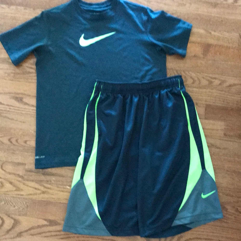 Boys Size Large Nike Shirt and Shorts